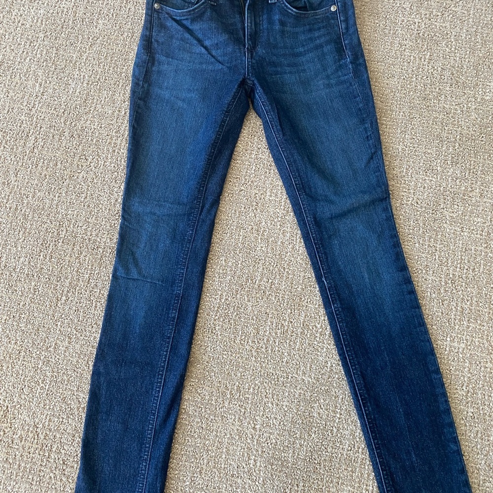 Rag & Bone Women's Skinny Blue Jeans
